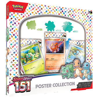 Pokemon TCG: Scarlet & Violet 3.5: 151 – Poster Collection