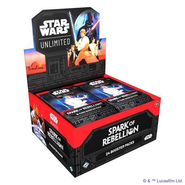 Star Wars: Unlimited Spark of Rebellion Booster Box (24 Packs)