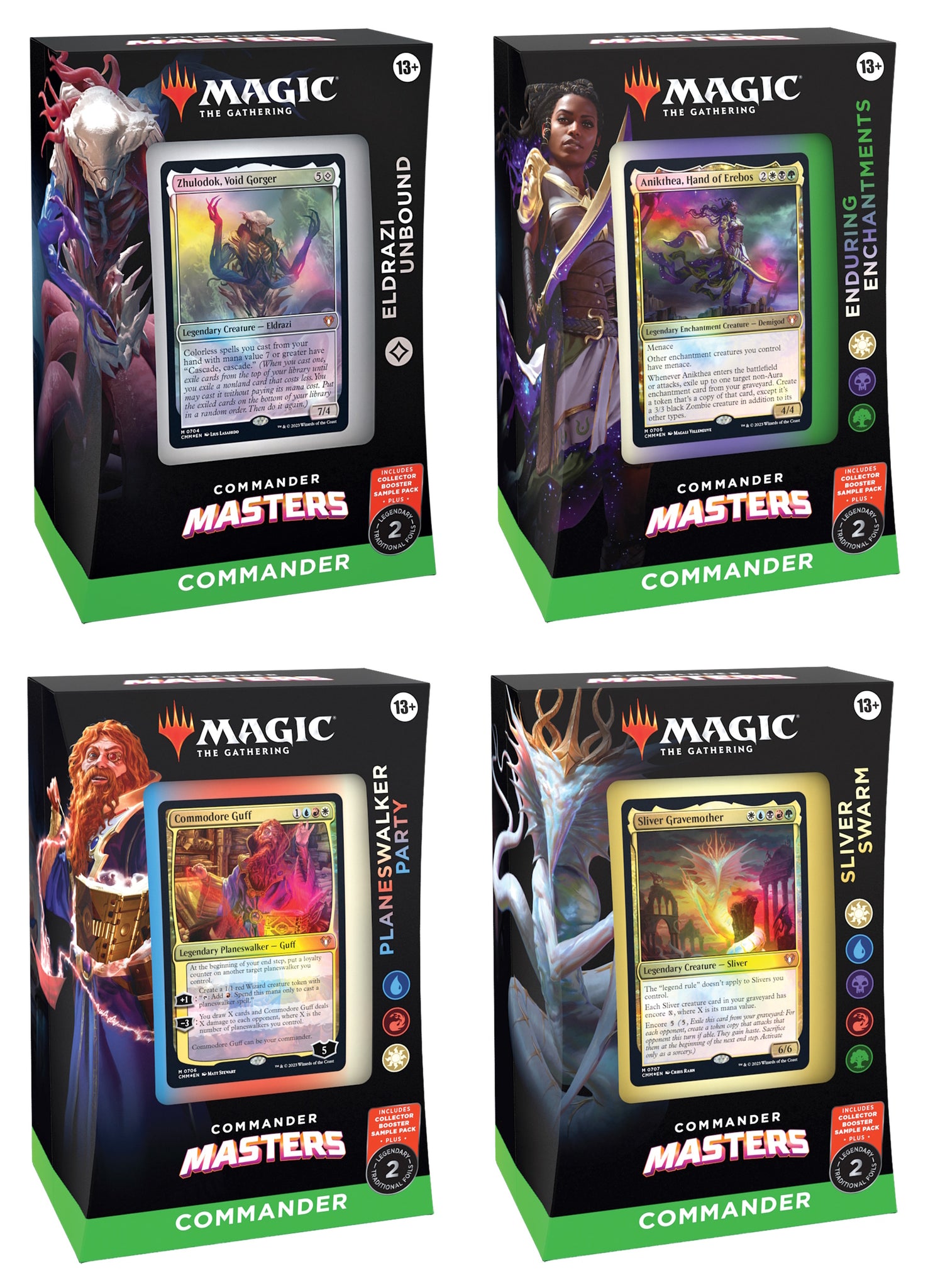 Magic: The Gathering- Commander Masters Commander Decks Set of 4