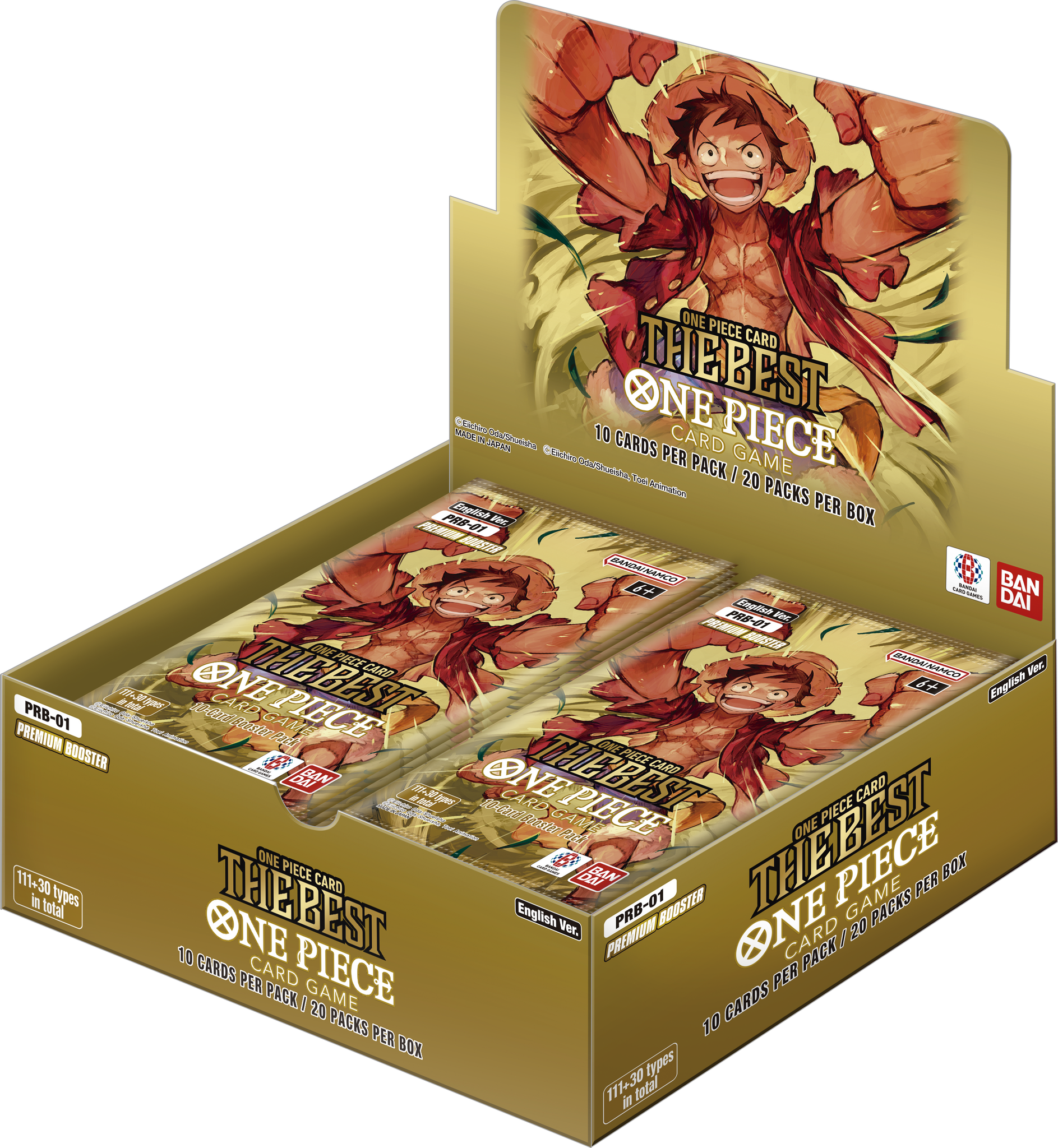 One Piece Card Game: The Best Premium Booster Box (PRB-01)