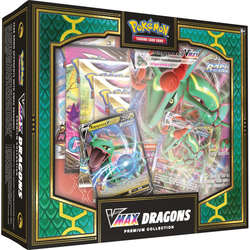 Pokémon TCG: VMAX Dragons Premium Collection – Rayquaza/Duraludon
